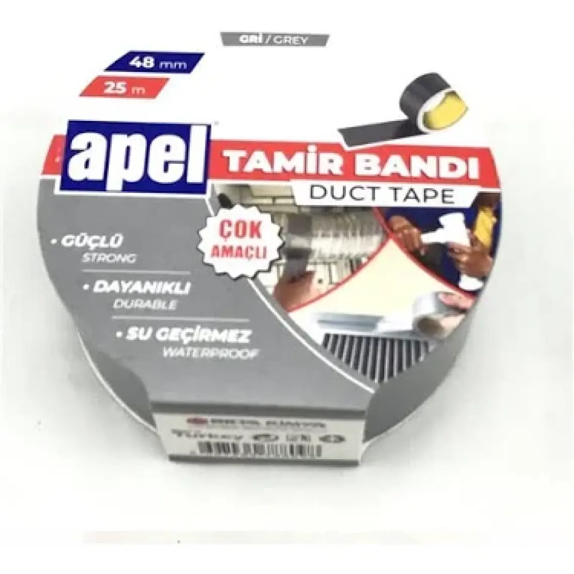 Apel Apel Tamir Bantı 48 mm x 25 M Gri