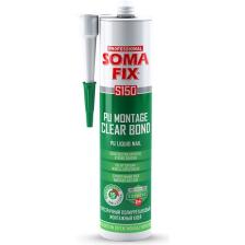 Somafix Poliüretan Şeffaf Montaj Yapıştırıcı Sıvı Çivi S150