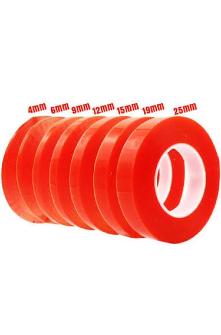 Boss Tape 50 Metre Şeffaf Çift Taraflı İnce Polyester Isıya Dayanıklı Bant 160 Mikron