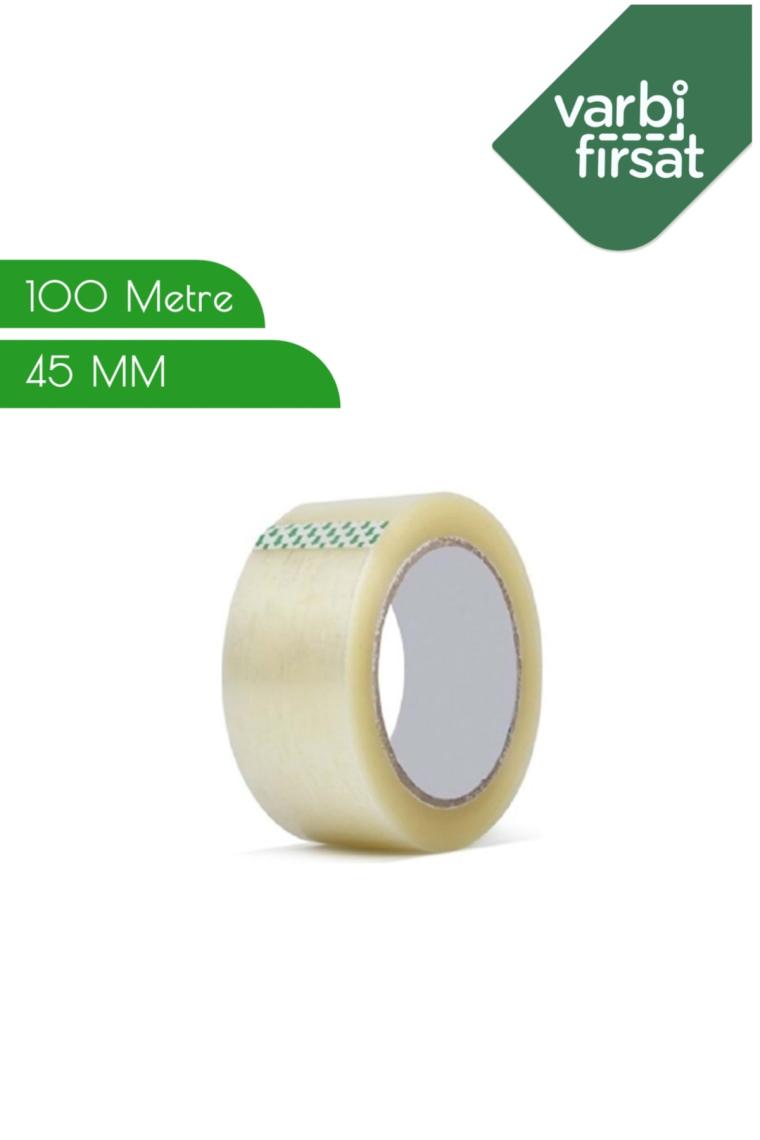 Şeffaf Koli Bandı 45 Mm X 100 Metre