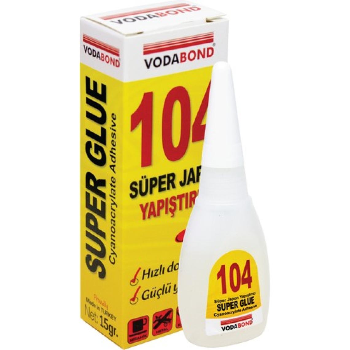 Vodabond 104 Süper Japon Yapıştırıcı Net:15 Gr Şeffaf
