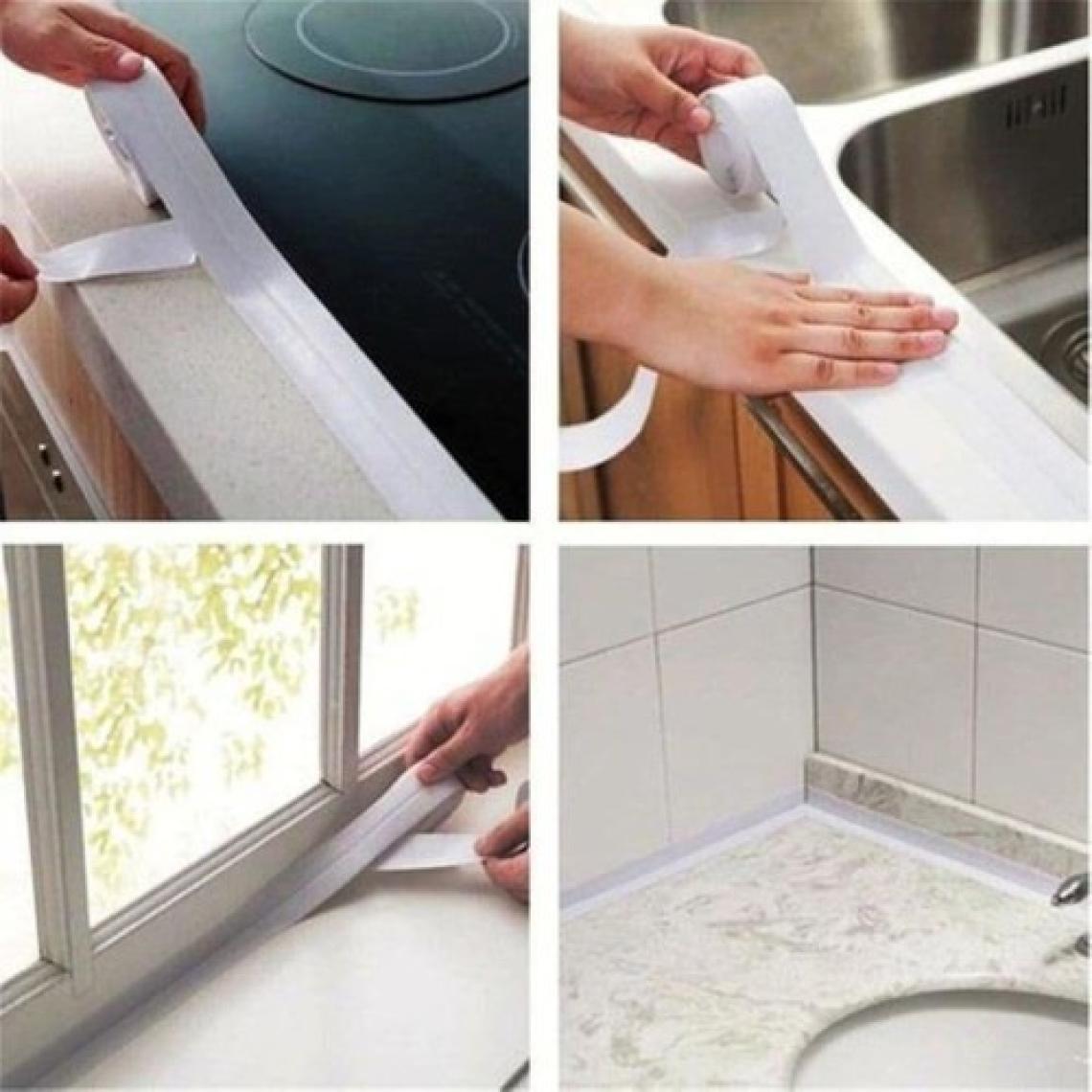 Maksipazar Su Sızdırmaz Bant Lavabo Küvet Kenar Bandı 3,2 mt