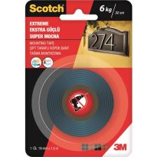 3M 4002 Scotch® Extra Güçlü Çift Taraflı Köpük Bant 19mm x 1,5m