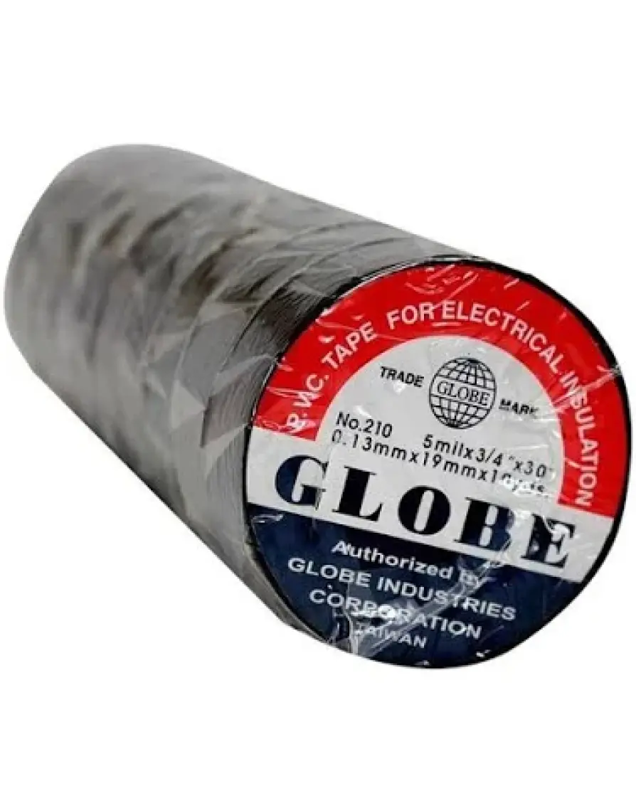 Globe Izole Bant Globe Siyah (10 Adet)