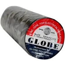 Globe Izole Bant Globe Siyah (10 Adet)
