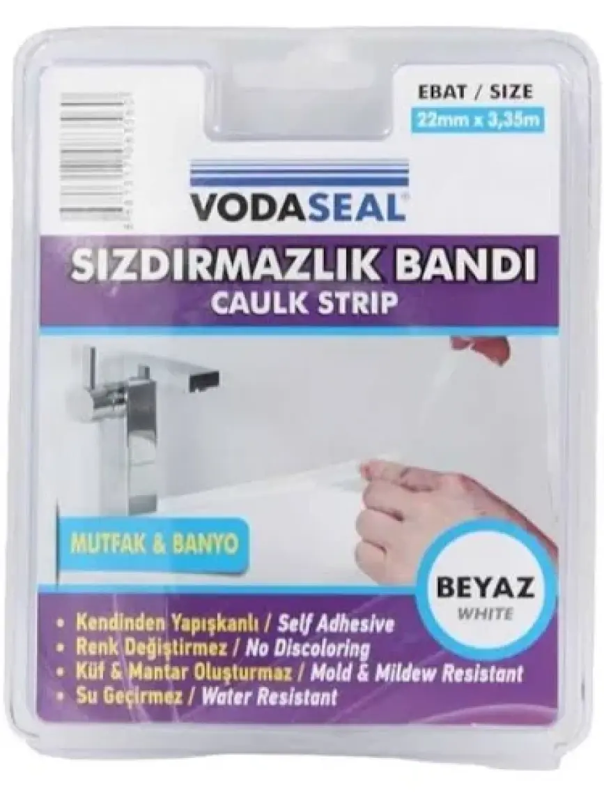 Vodaseal Mutfak-Banyo-Lavabo Sızdırmazlık Bandı
