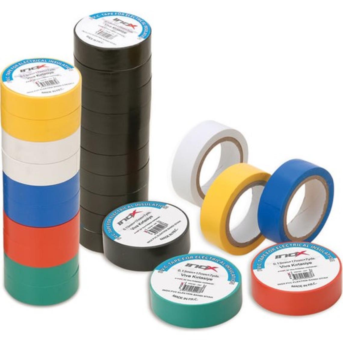 İnox Pvc Elektrik Bantı Siyah 5 Adet