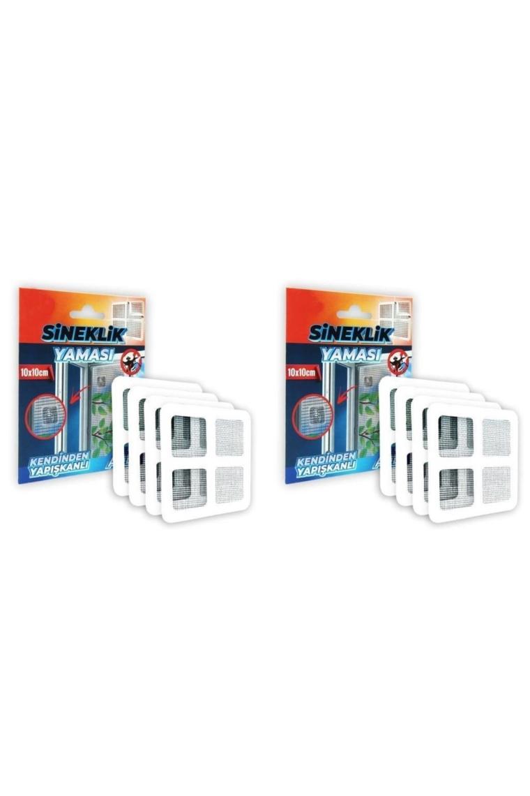 Geseus Sineklik Yaması Sineklik Tamir Bantı Kendinden Yapışkanlı 10X10CM 4AD X2 Paket