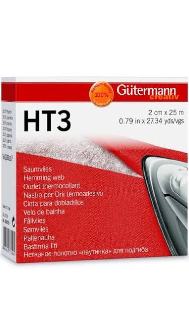 Gütermann Çift Taraflı Yapışkanlı Tela Tekstil Yapıştırıcısı