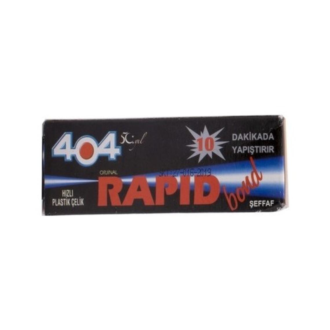 404 Hızlı Plastik Çelik Yapıştırıcı Rapid Bond 16G 10 Dkda Yapıştır