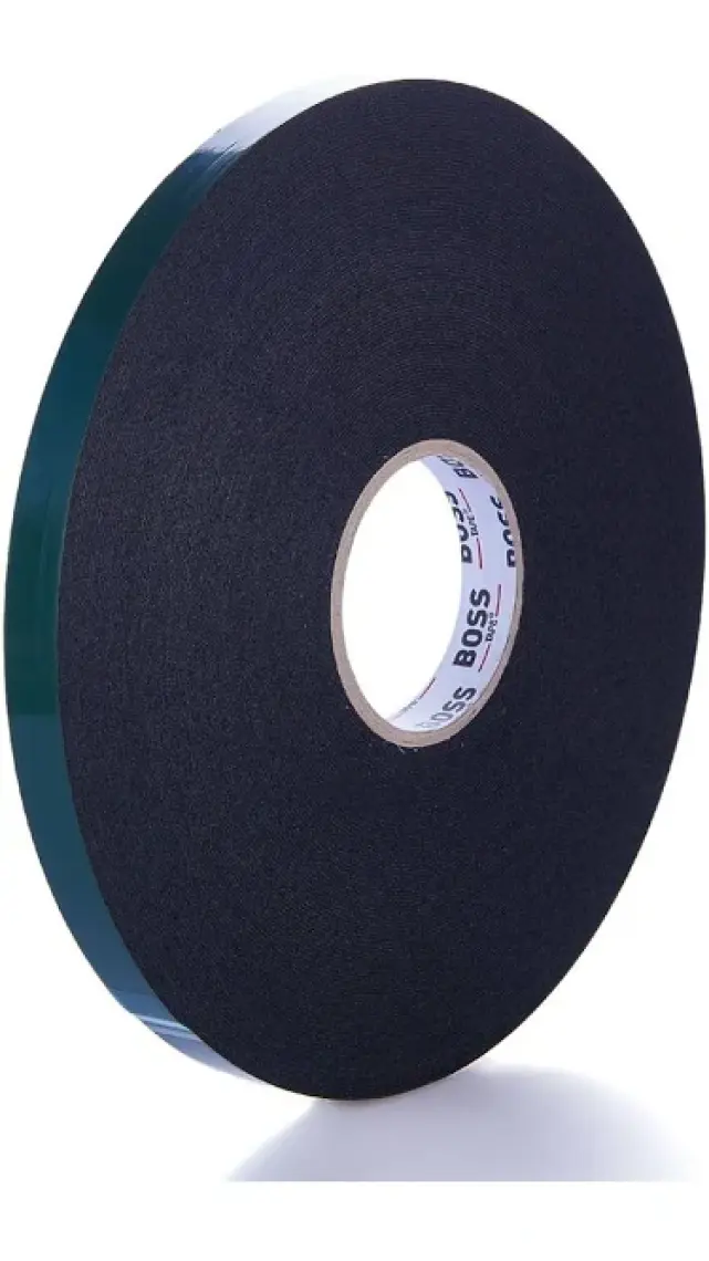 Boss Tape Çift Taraflı Siyah Köpük Solvent Akrilik Bant