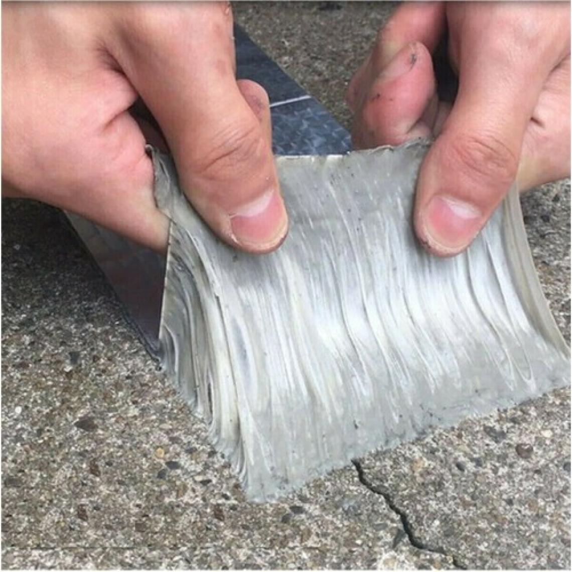 Omac Waterproof Tape Su Geçirmez Güçlü Tamir Bandı Çamur Bant Gri 2MX10CM