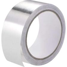 abnturk 5 Metre Alümınyum Folyo Bant Extra Güçlü Metal Folyo Yapıştırıcı Metalik Gri Yanmayan Izole Bantı