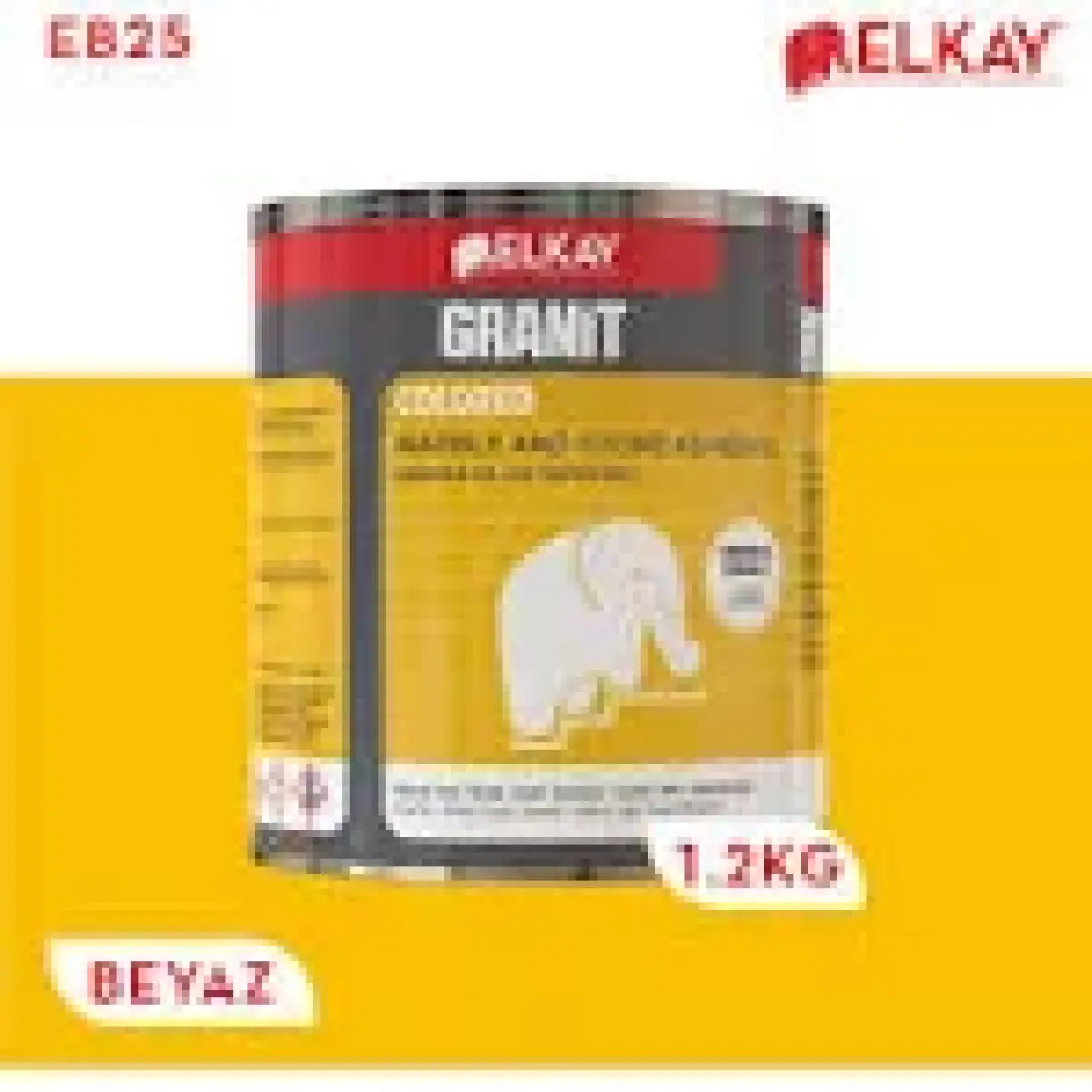 Elkay Granit Mermer ve Taş Yapıştırıcı Beyaz 1200GR