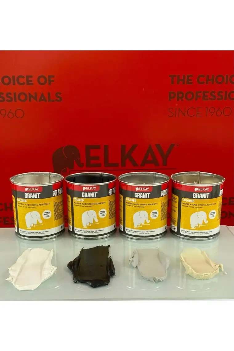 Elkay Granit Mermer ve Taş Yapıştırıcı Beyaz 1200GR