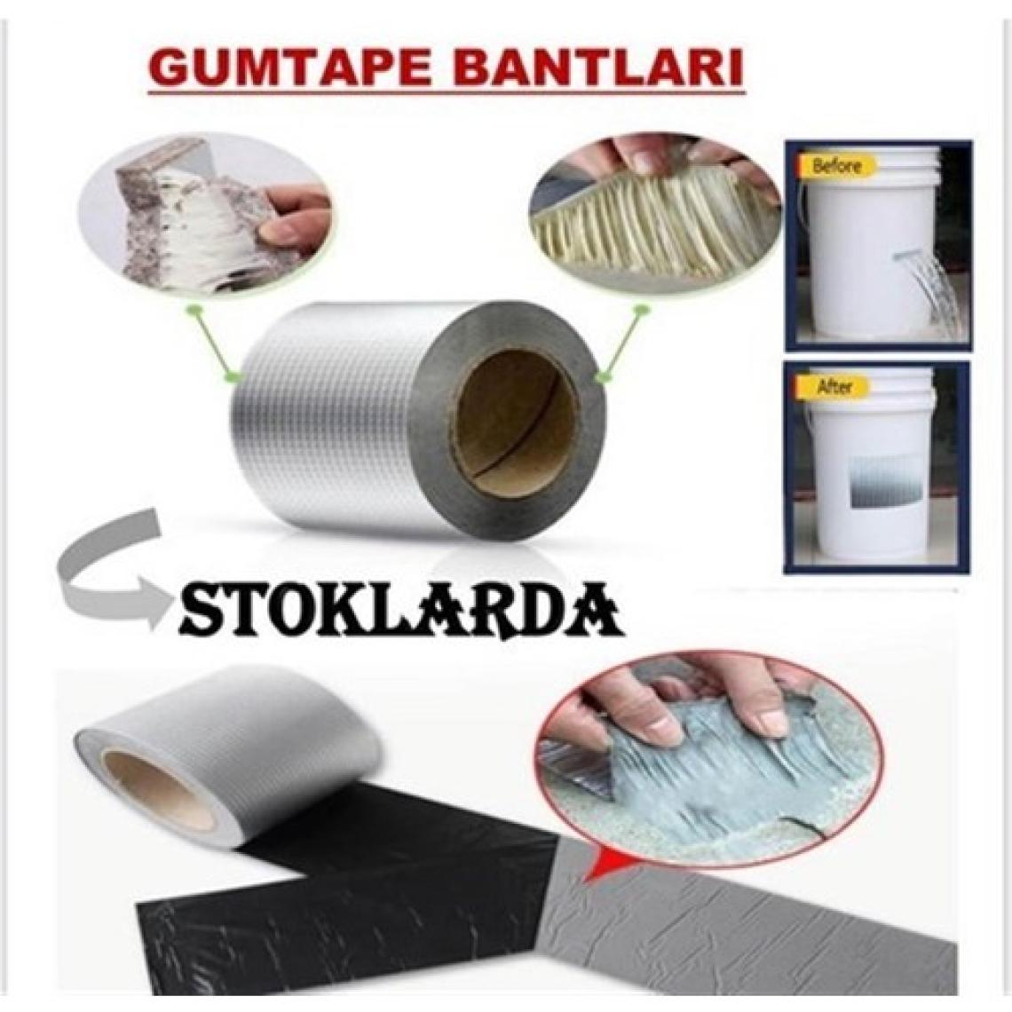 Hegi Gumtape Sakız Bant 96MM x 2mt Tamir Bandı   Alüminyum Bant