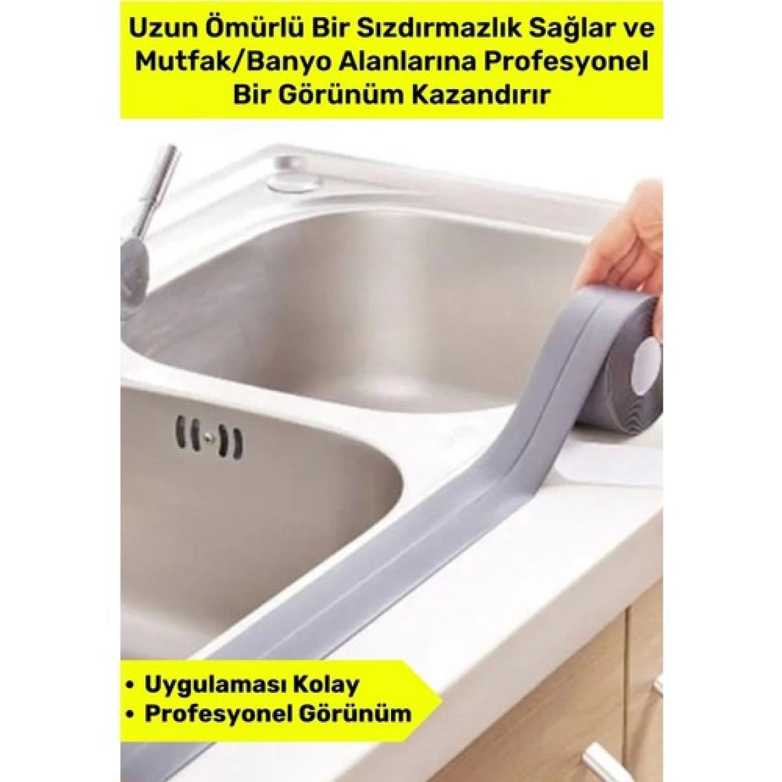 Ekstra Güçlü Su Geçirmez Sızdırmaz Dayanıklı Yalıtım Tamir Küf Önleyici Beyaz Bant 3.2m - 1 Adet