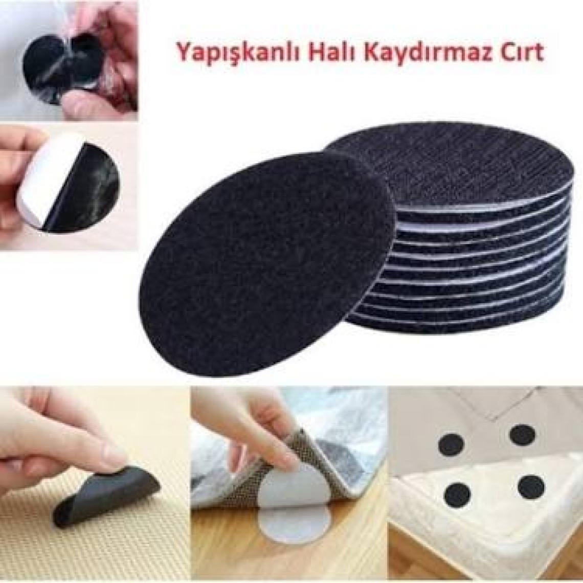 Omilife Halı Kaydırmaz Bant Kayma Önleyici Cırtlı Yapışkan Bant 10 Adet