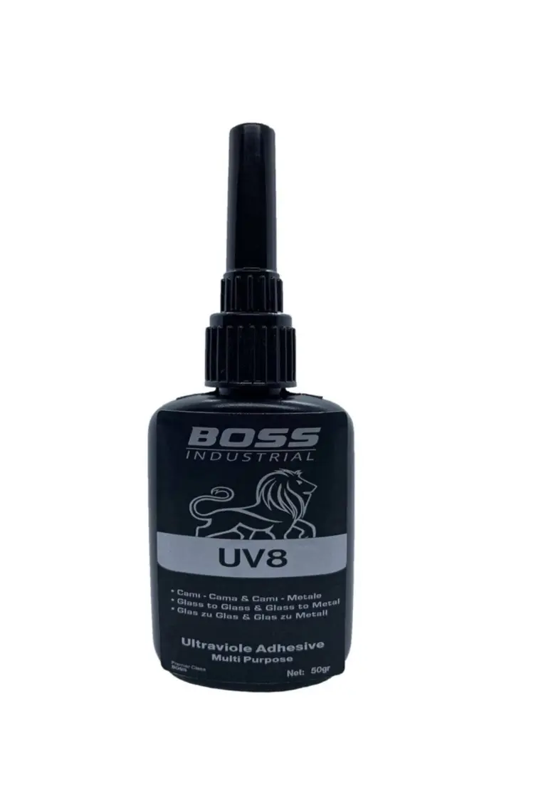 Boss Uv8 Cam Yapıştırıcı 50 gr Şeffaf