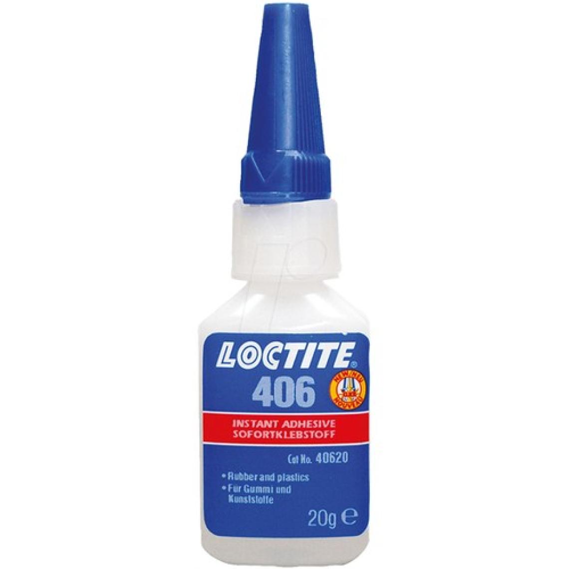 Loctite 406 Hızlı Yapıştırıcı (Plastik, Kauçuk) 20 Gr