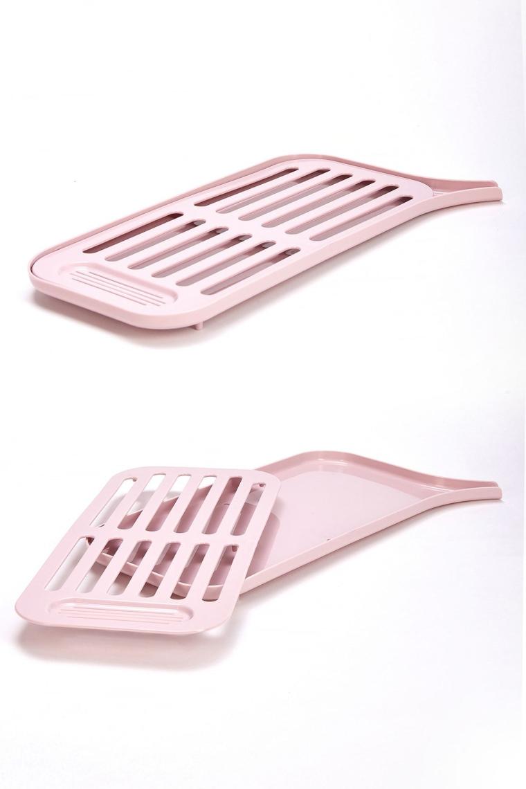 Lavabo Kenarı Tezgah Üstü Süzgeçli Bulaşıklık L-8
