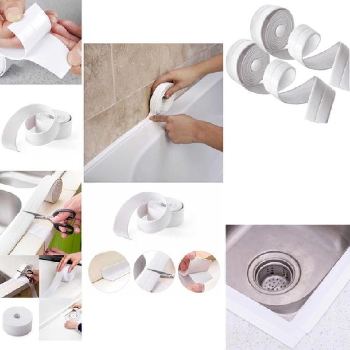 Evefix Su Sızdırmaz  Banyo Mutfak Lavabo Küvet İzolasyon Şerit Bant