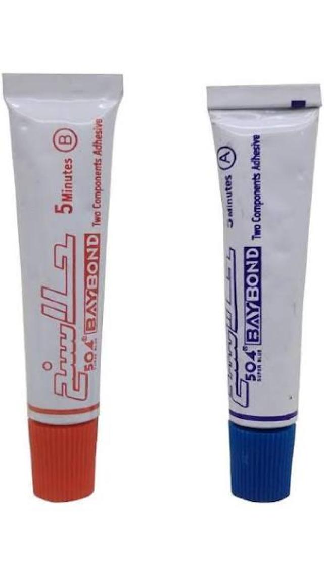 Alcon Baybond Çelik Yapıştırıcı Ikiz Tüp Hızlı ve Dayanıklı Yapıştırıcı 20 gr