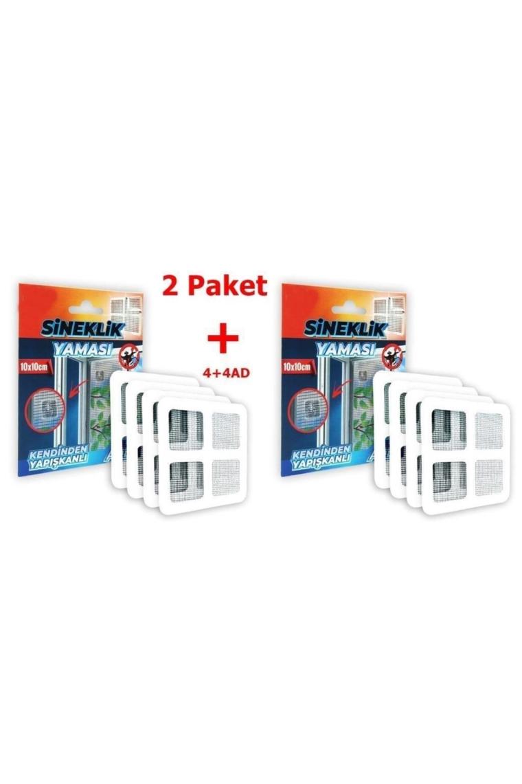 Geseus Sineklik Yaması Sineklik Tamir Bantı Kendinden Yapışkanlı 10X10CM 4AD X2 Paket