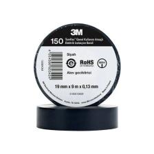 3m Elektrik Bantı Izole Bant -Siyah- 10 Adet
