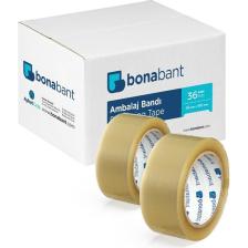 Bonabant Akrilik 4,5cm x 100mt 36 Adet Şeffaf Koli Bandı