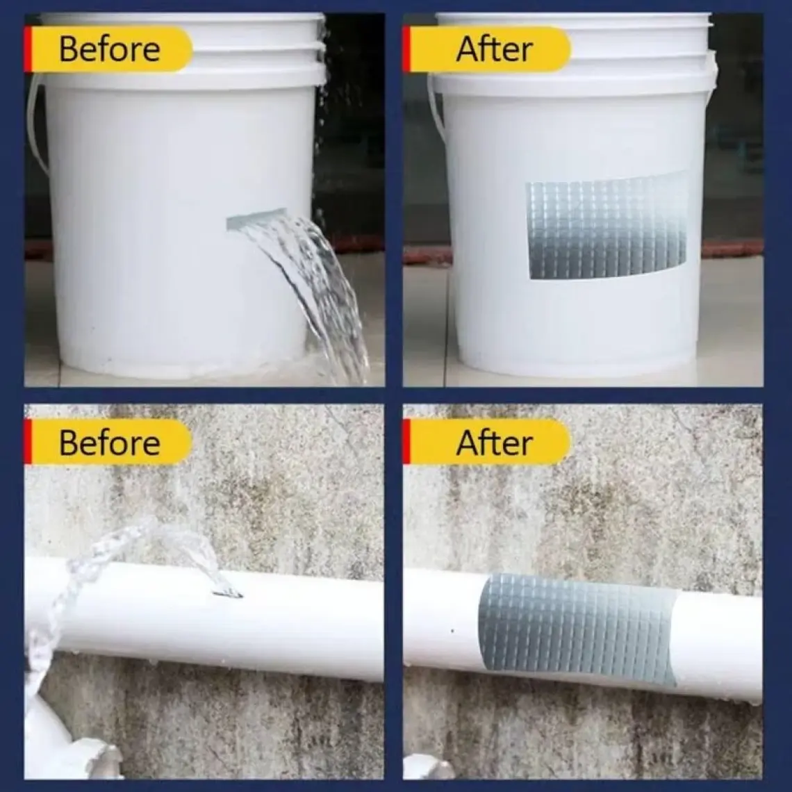 Bondit Çatı Izolasyon Ses Su Yalıtım Tamir Çamur Bandı 10 cm Metre Seç 10 Metre x 10 cm
