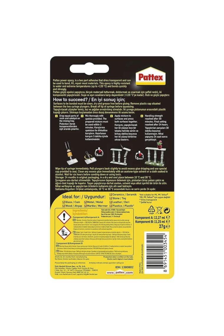 Epoxy Güçlü Epoksi Yapıştırıcı 27 G