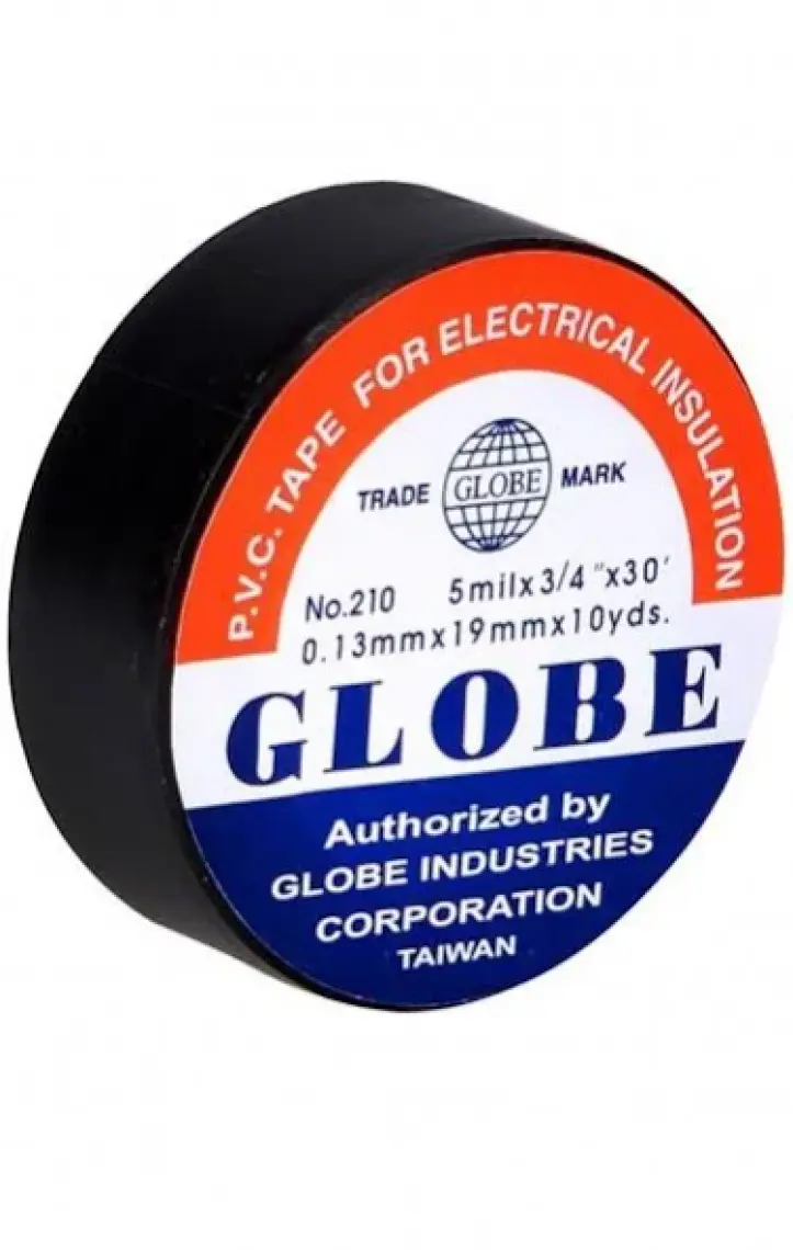 Globe Izole Bant Siyah 10 Lu Paket Pvc Elektrik Izolasyon Bandı