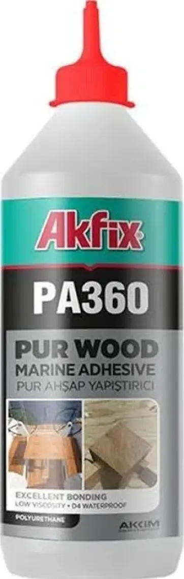 Akfix PA360 PU Ahşap Tutkalı (Deniz Tutkalı)