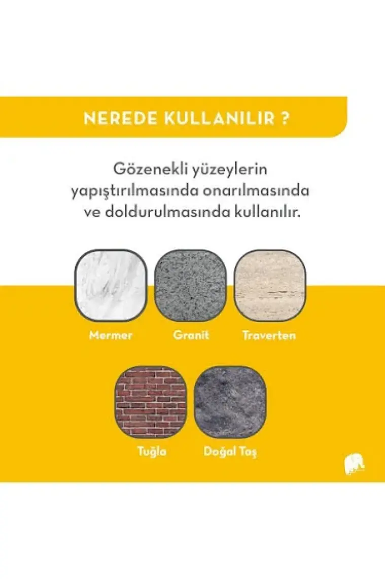 Elkay Granit Mermer ve Taş Yapıştırıcı Siyah 1200 gr