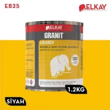 Elkay Granit Mermer ve Taş Yapıştırıcı Siyah 1200 gr