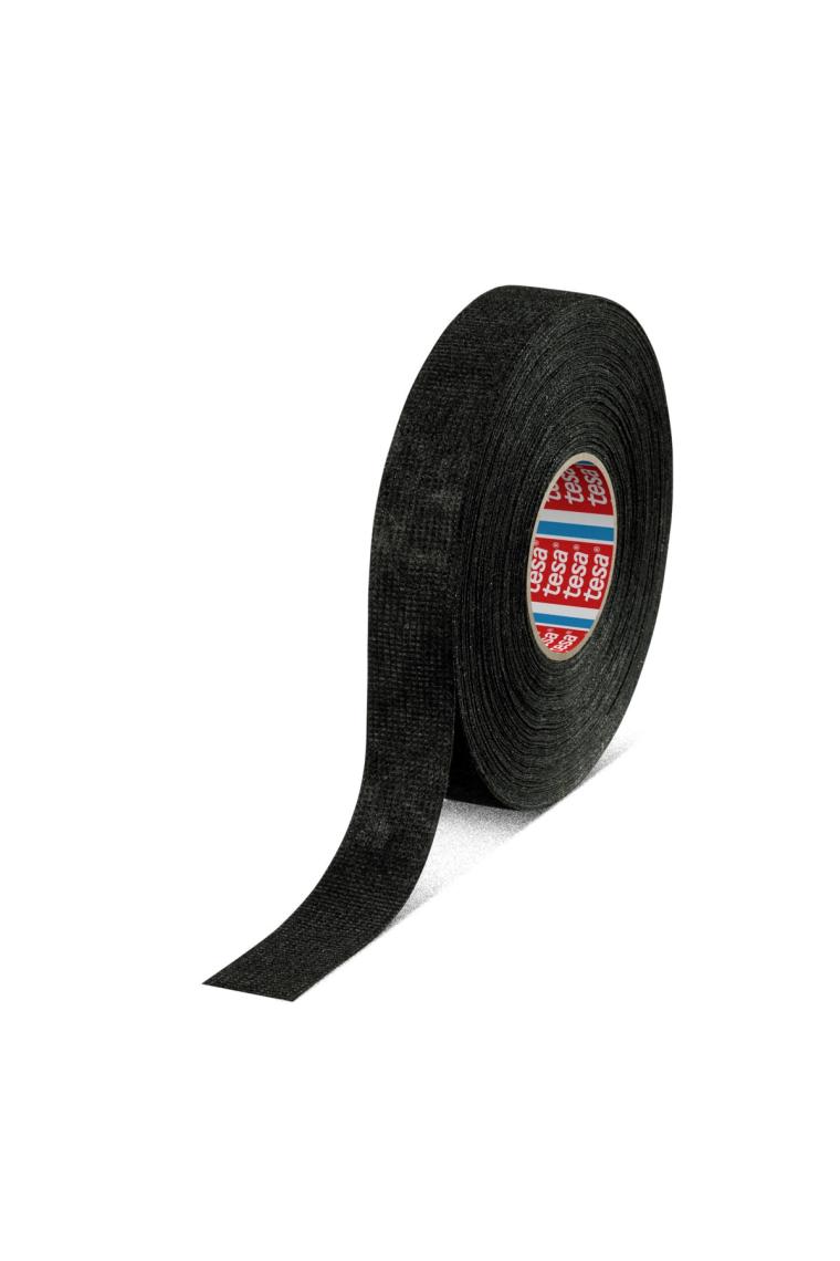 51608 Polyester Tüylü Bez Bant Siyah 15m X 19mm