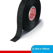 51608 Polyester Tüylü Bez Bant Siyah 15m X 19mm