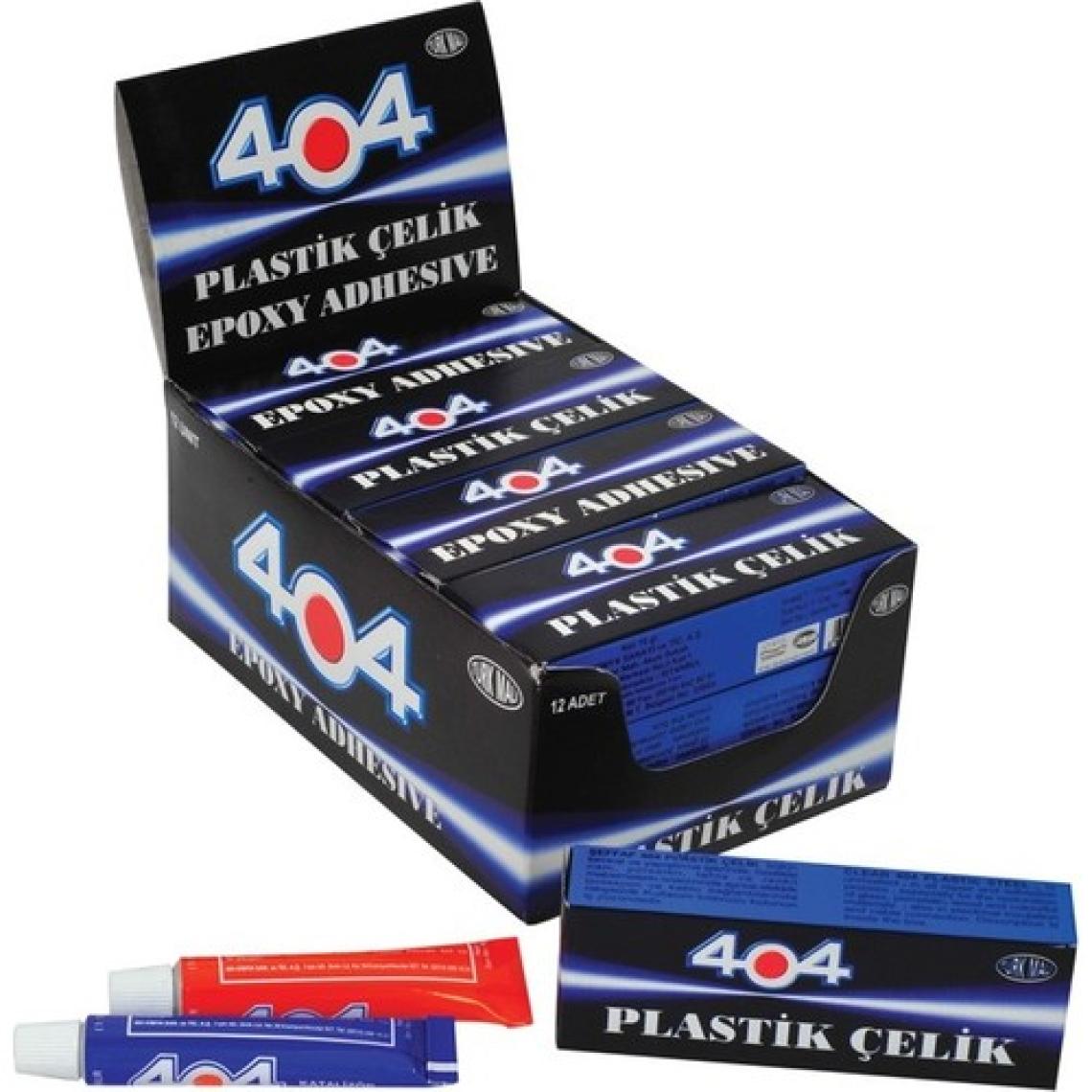 404 Plastik Çelik Yapıştırıcı 404 12'li