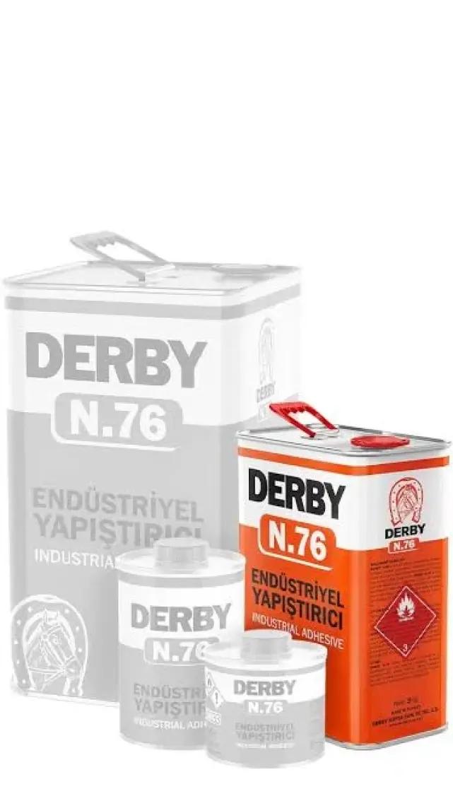 Derby N.76/5 Teneke Kontakt Yapıştırıcı  3kg
