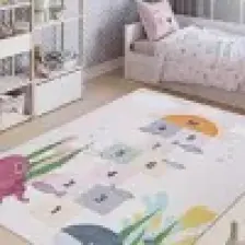 Artloop Çocuk Odası Halısı Minor Dekoratif Renkli Halı Al 415