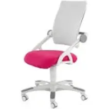 Creo Mobili Home Ofis Sandalyesi, Oturum Derinliği ve Yükseklik Ayarlı - Taşıma kap. 120kg, Beyaz/Fuşya - Sirius