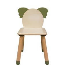 Wood & Joy Doğal Ahşap Renkli Çocuk Sandalye Koala