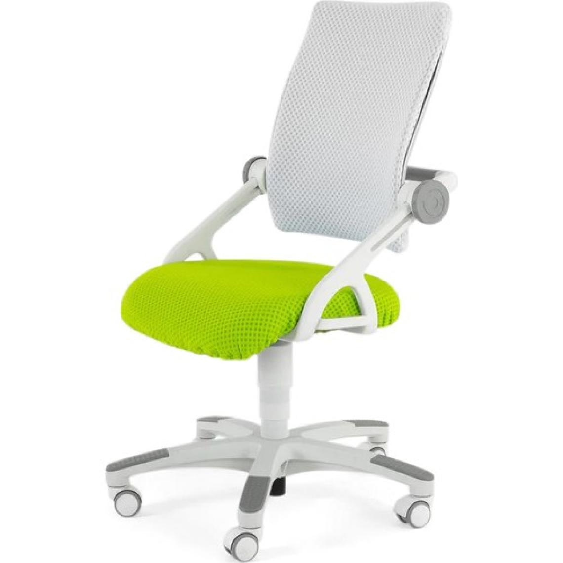 Creo Mobili Okul Öncesi Çocuk Sandalyesi, Yükseklik ve Sırt Ayarlı - Taşıma kap. 120kg, Beyaz/Yeşil - Sirius