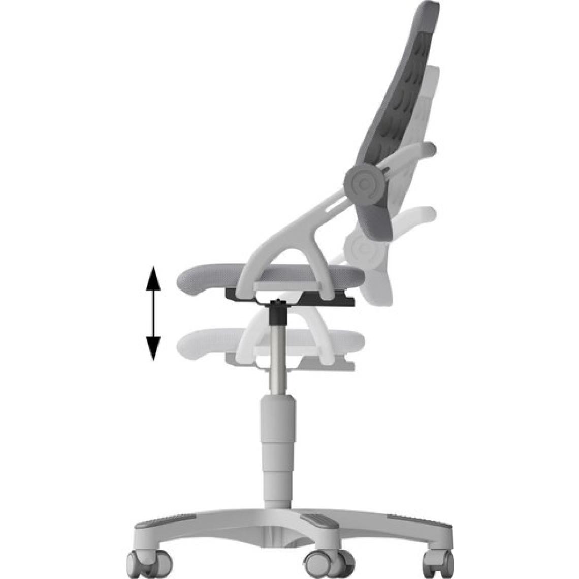 Creo Mobili Okul Öncesi Çocuk Sandalyesi, Yükseklik ve Sırt Ayarlı - Taşıma kap. 120kg, Beyaz/Yeşil - Sirius