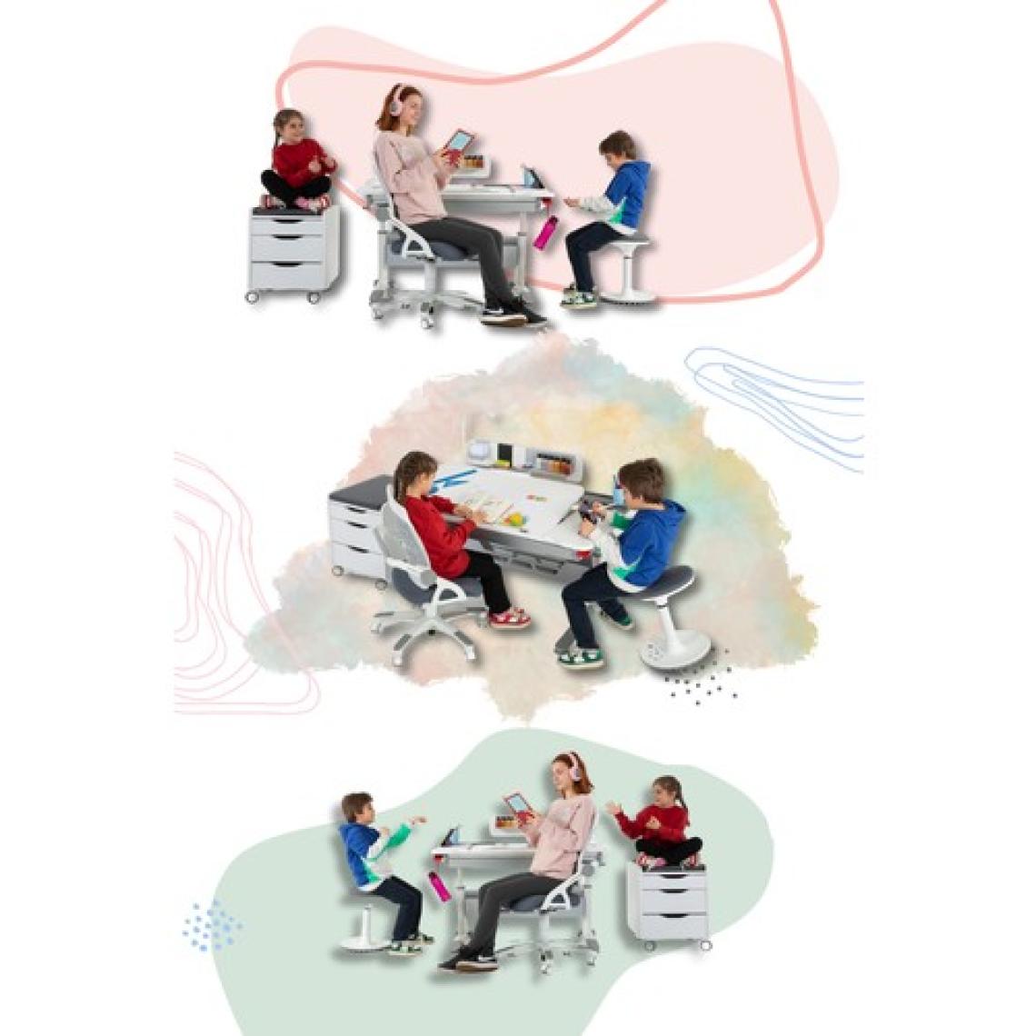 Creo Mobili Ergonomik Çalışma Sandalyesi, Sırt ve Yükseklik Ayarlı - Taşıma kap. 120kg, Beyaz/Sarı - Sirius