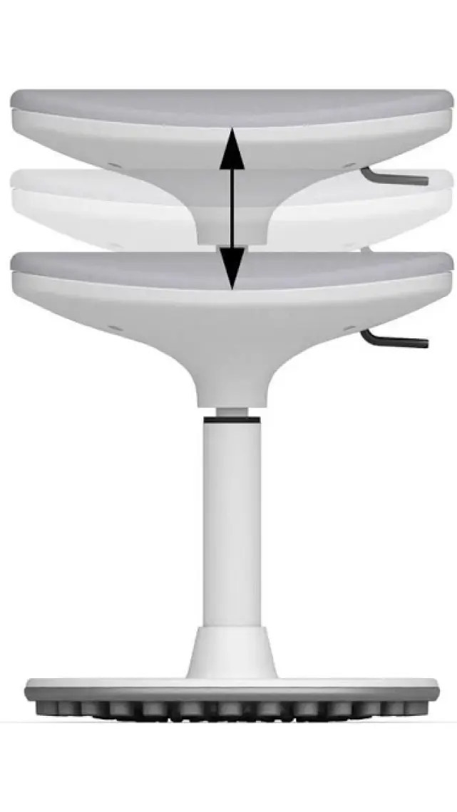 Creo Mobili Evde Etkinlikler İçin Çocuk Taburesi Yükseklik Ayarlı - 39–55 cm Yük, Taş. kap. 100kg, Yeşil - Creo