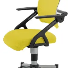Creo Mobili Üniversite Öğrencisi İçin Yüksekliği Ayarlanabilir Sandalye - Taşıma kap. 120kg, Sarı/Sarı - Vega