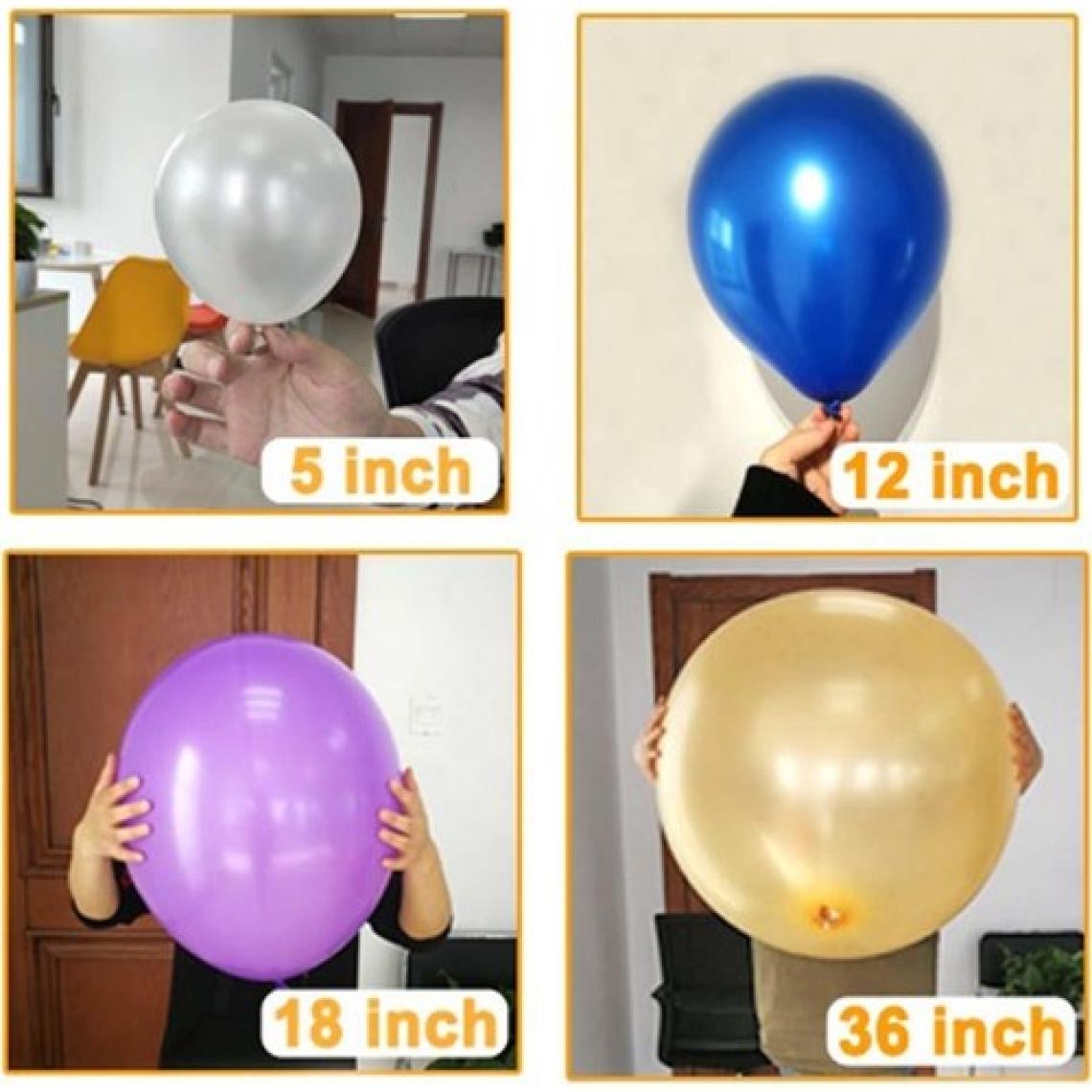 Patladı Gitti 10-12 Inç Beyaz Rose Gold ve Konfetili Karışık Balon 10 Adet