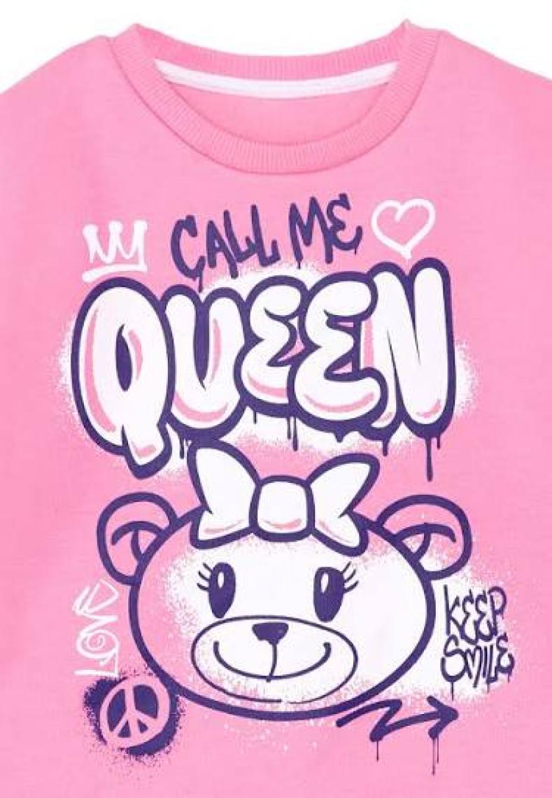 Denokids Queen Bear Kız Çocuk Eşofman Takım